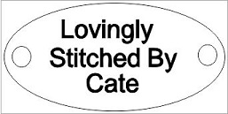 Lovingly stitched by  approx 2 inches long  MDF or ACRYLIC Pack